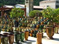 Potterien und Vase d'Anduze