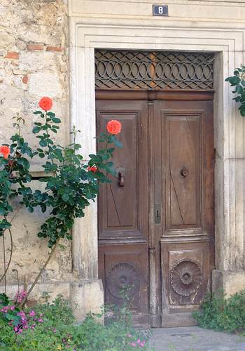 Anduze: schne Altstadt mit alten Husern 