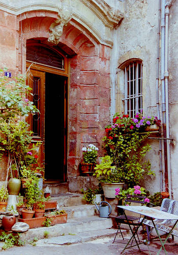 Squares, Places and lanes in Anduze