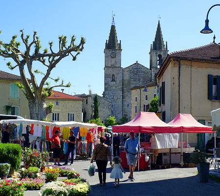 Markttag in Goudargues