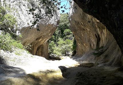 Les Concluses de Lussan der Gorges de l´Aiguillon