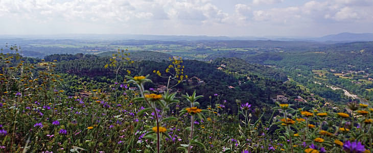 Blick gen Osten bzw. Sden in die Provence 