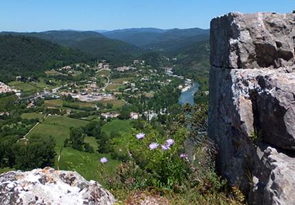 Lookout Anduze Rocher de St.Julien