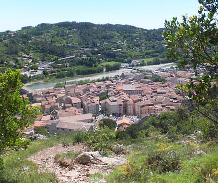 On the way back from the Rocher de St.Julien. Be aware of small rocks