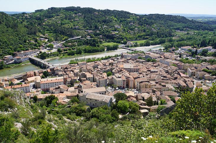 Blick auf Anduze